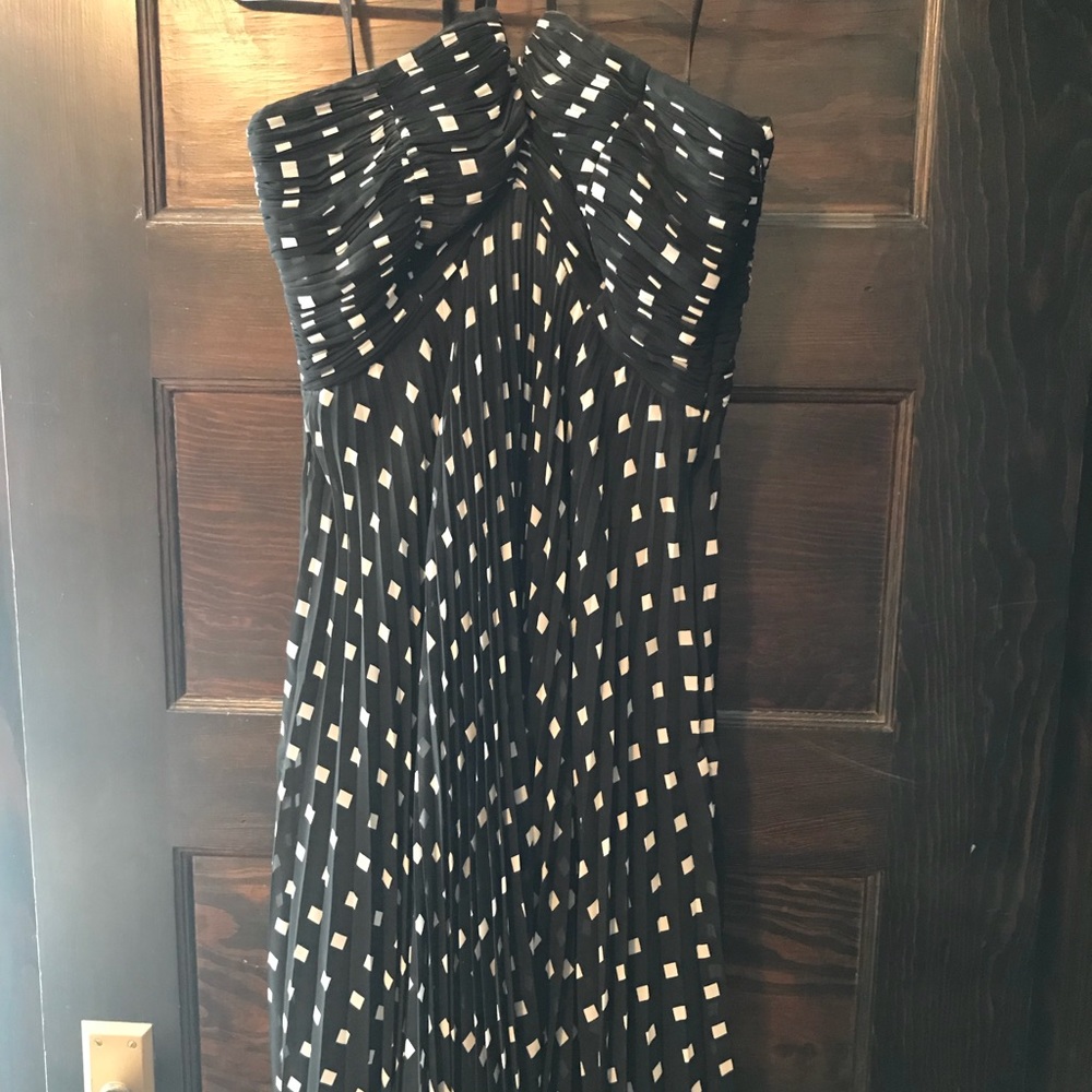 Black and white halter dress from Ann Taylor